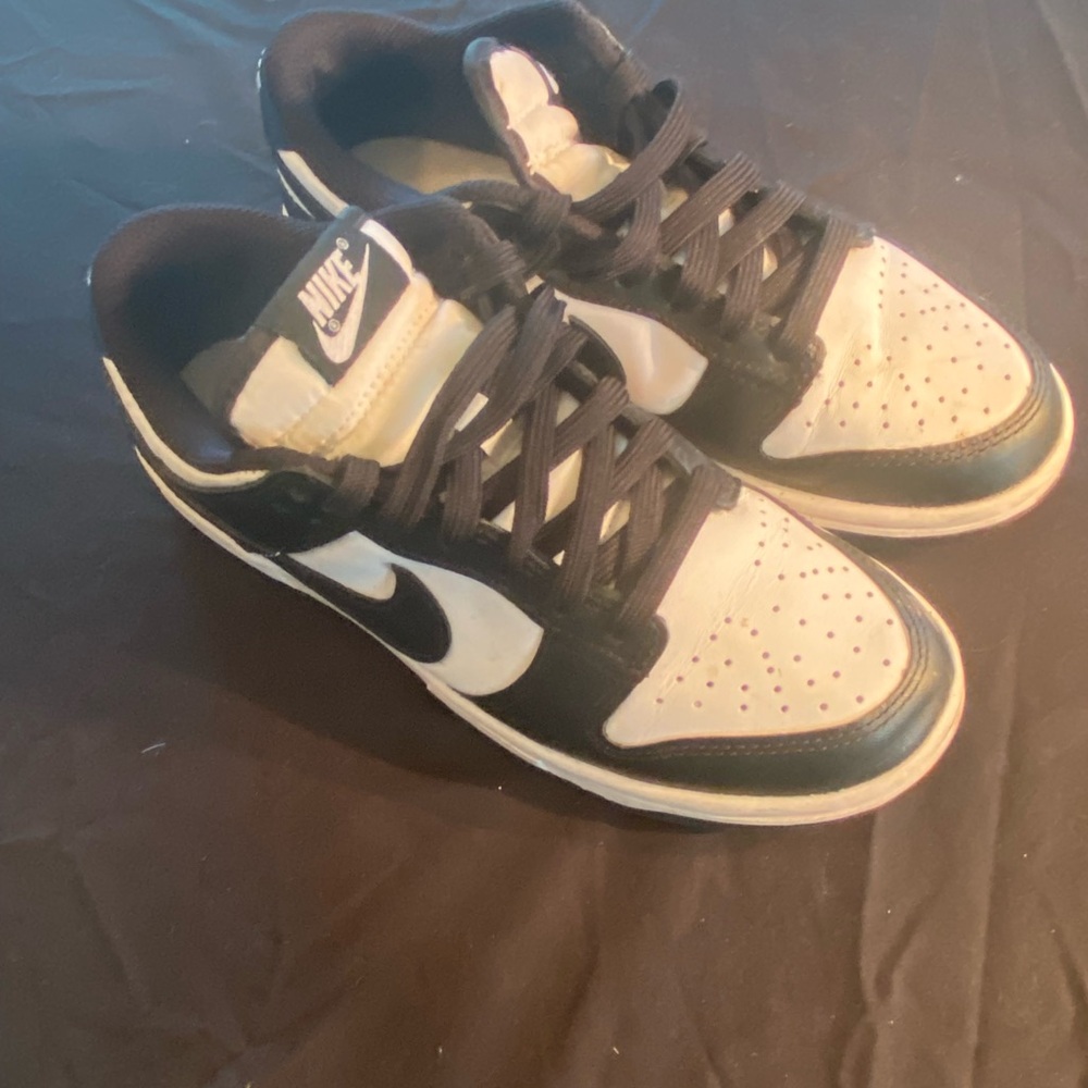 Nike Black and White Low-Top Athletic Sneakers